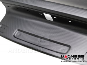 Ford Mustang Type OE Trunk Decklid by Anderson Composites - Dry Carbon Fiber